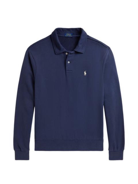 Polo Ralph Lauren loopback fleece collared sweatshirt