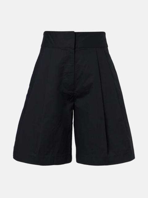 Proenza Schouler White Label Clio cotton-blend Bermuda shorts
