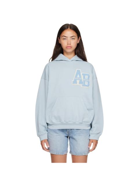 ANINE BING Blue Harvey Hoodie