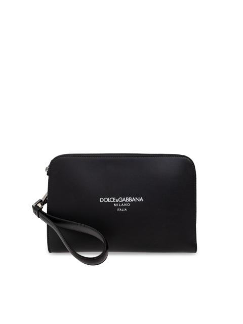 Dolce & Gabbana leather clutch bag