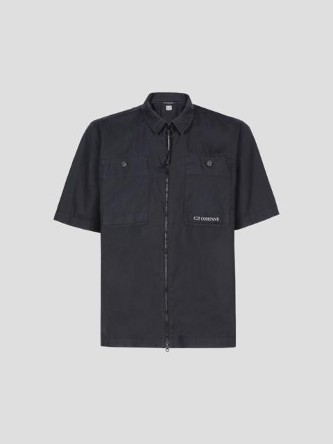 C.P. Company Cotton Rip-Stop Zipped Shirt