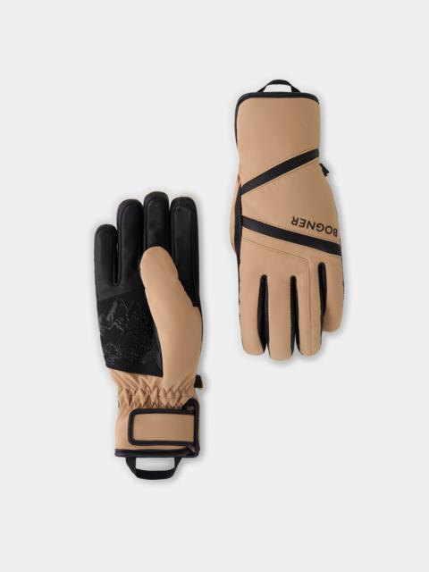 BOGNER Hilla Gloves in Camel/Black
