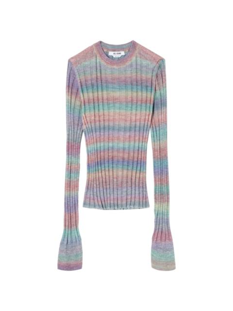 RE/DONE ribbed-knit wool jumper