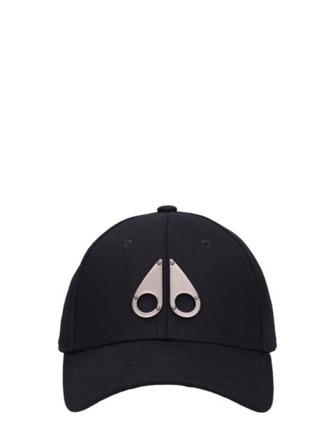 MOOSE KNUCKLES Logo cotton baseball cap