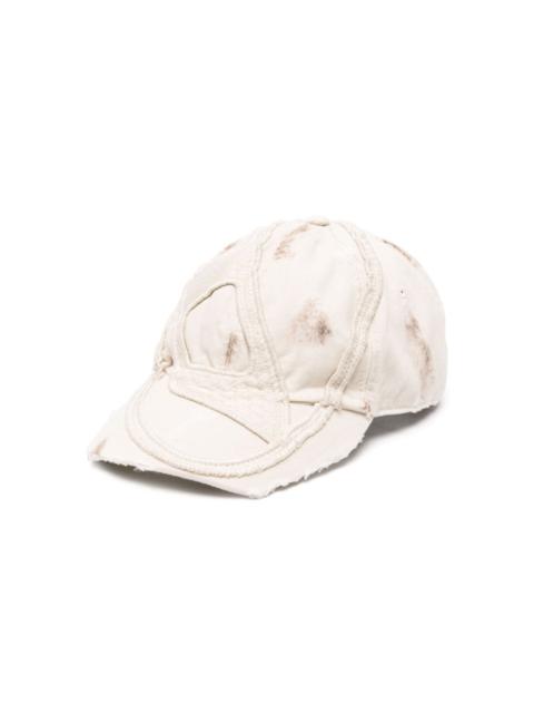 C-Obi-Destr logo-embossed cotton baseball cap