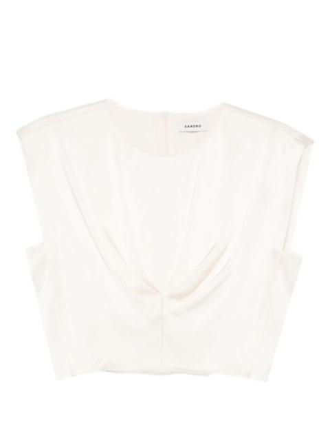 Sandro pleated blouse