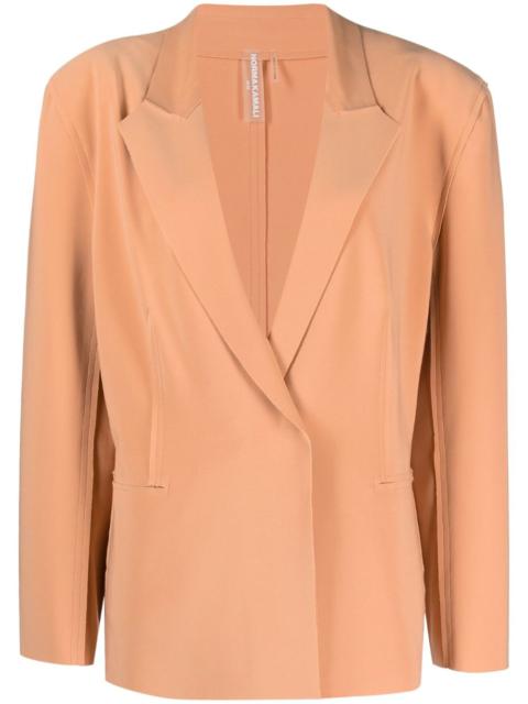 NORMA KAMALI single-breasted straight-fit blazer