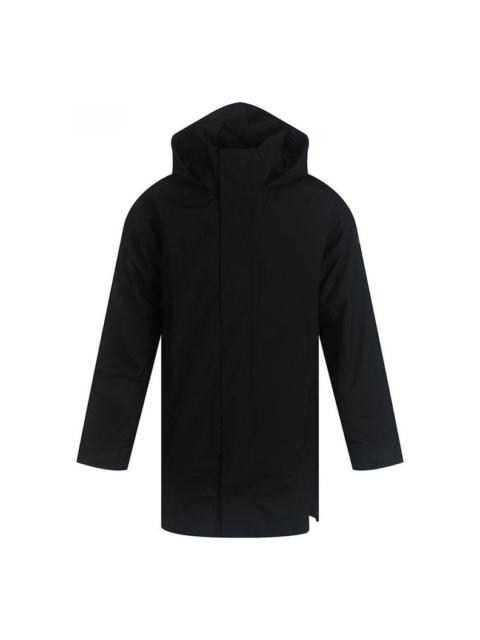 adidas Urban Parka R.R Hooded Sports Tatting Sports Coat Men Black FI0632