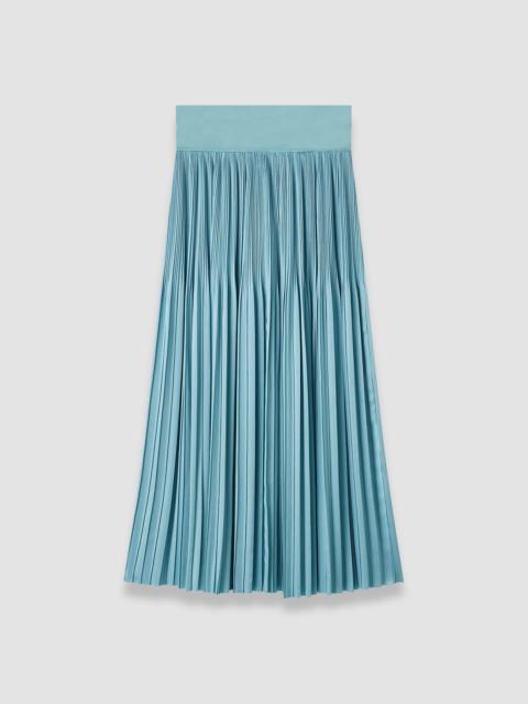 JOSEPH Rabat Pleated Satin Skirt
