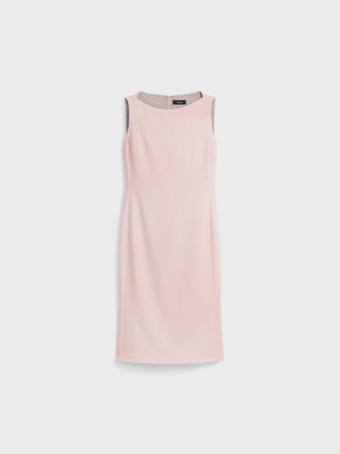 Theory Flared Dress in Admiral Crepe
