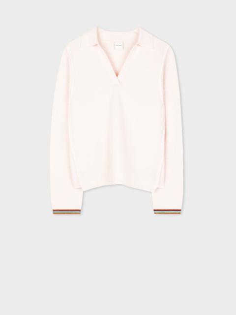 Paul Smith Collared Stripe Cuff Sweater