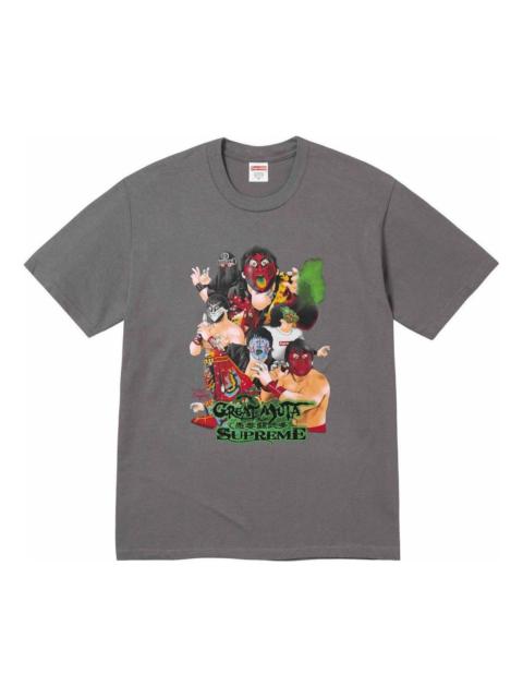 Supreme Great Muta Charcoal T-Shirt 'Grey' SUP-FW23-253