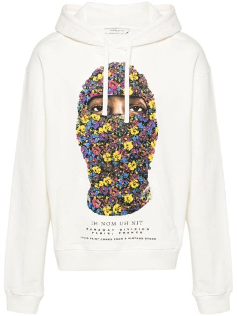 Flower Mask cotton hoodie