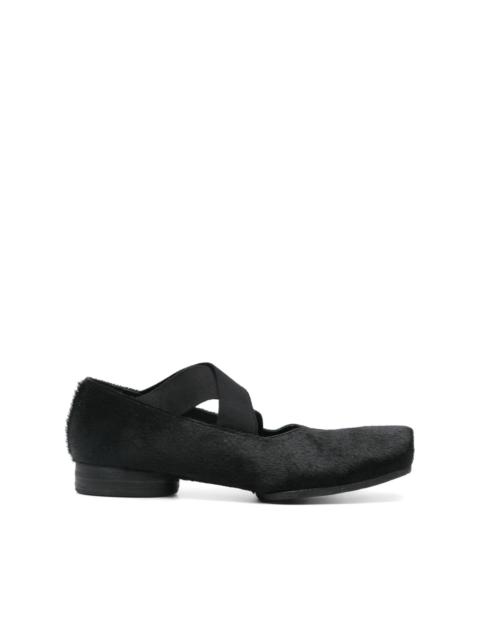 UMA WANG fur ballet flats