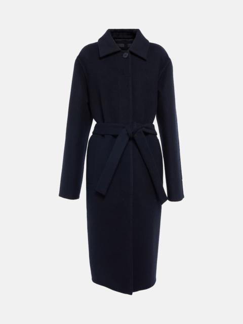 Givenchy Belted wool and silk coat