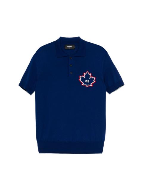Leaf polo shirt
