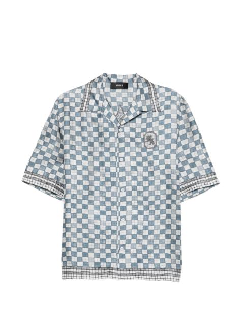AMIRI Amiri MA Chequered Graphic Shirt