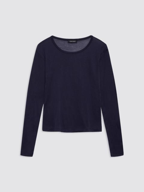 ANINE BING Sylvie Long Sleeve Tee - Midnight Blue