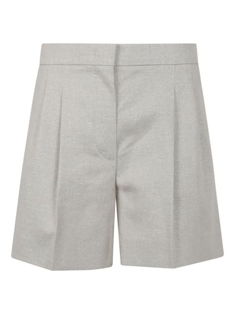 Max Mara pintuck detailing shorts