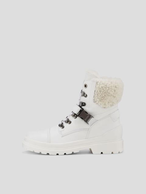 BOGNER St. Moritz Ankle boots with spikes in White