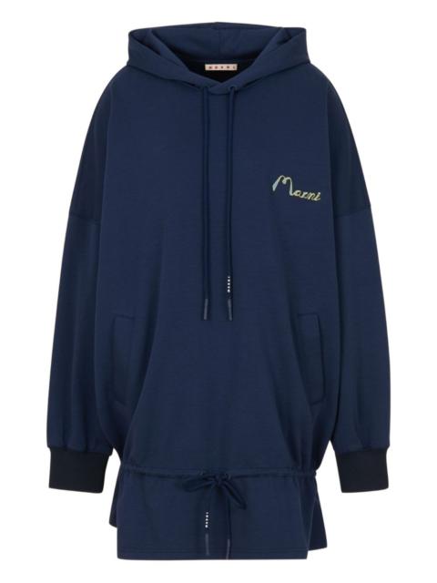 Marni drawstring mini dress