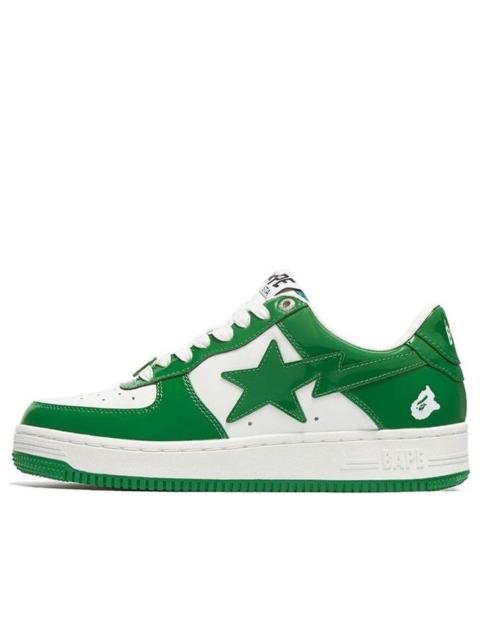 A BATHING APE® A BATHING APE Bape Sta Patent Leather 'Green White' 1I70-191-002-GREEN
