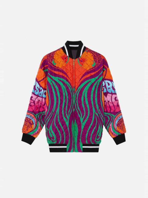 VERSACE Reversible Medusa Music Silk Jacket