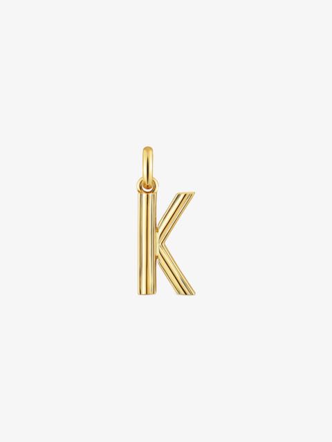 TOUS Medium 18K gold vermeil letter K Pendant TOUS Alphabet