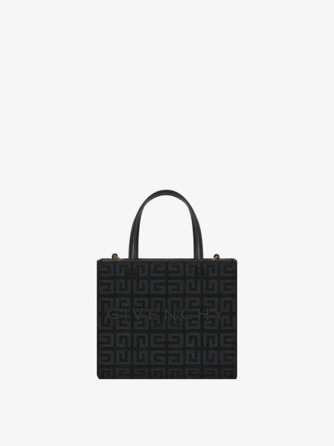 Givenchy MINI G-TOTE SHOPPING BAG IN 4G EMBROIDERY