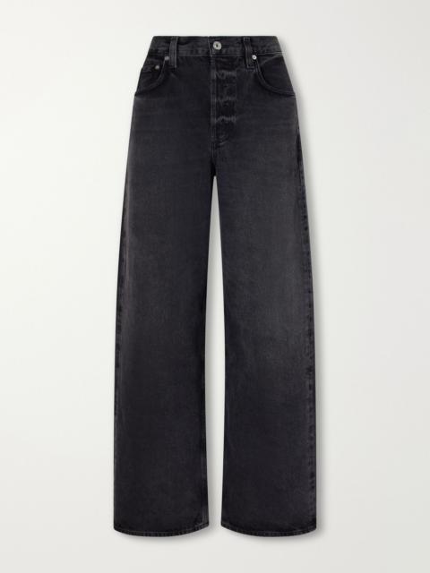 Citizens of Humanity Ayla mid-rise wide-leg jeans Black