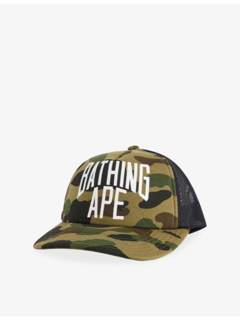 A BATHING APE® 1st Camo Nyc Logo Mesh Cap
