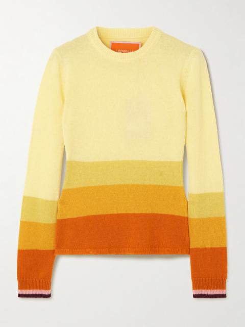 La DoubleJ Tones Striped Cashmere Sweater