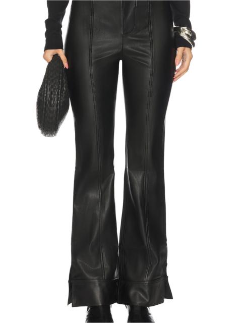 FREE PEOPLE x We The Free Glow Up Faux Leather Pant In Black