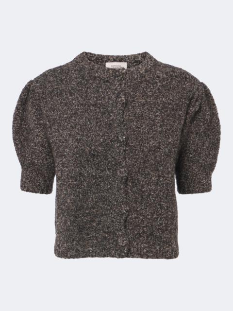 AGNONA Cashmere, silk, and wool cardigan