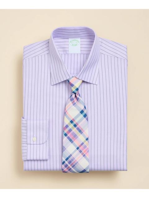 Brooks Brothers Brooks Brothers Explorer Collection Non-Iron Twill Ainsley Collar, Pinstripe Dress Shirt