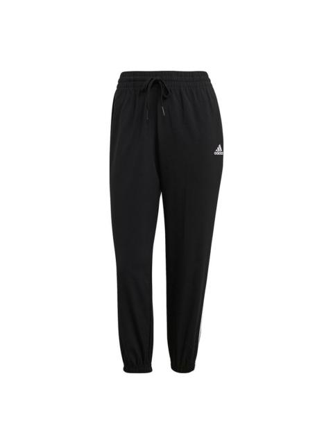 adidas (WMNS) adidas W 3s Wv E 78pt Sports Stylish Bundle Feet Cropped Pants/Trousers Black GM5559