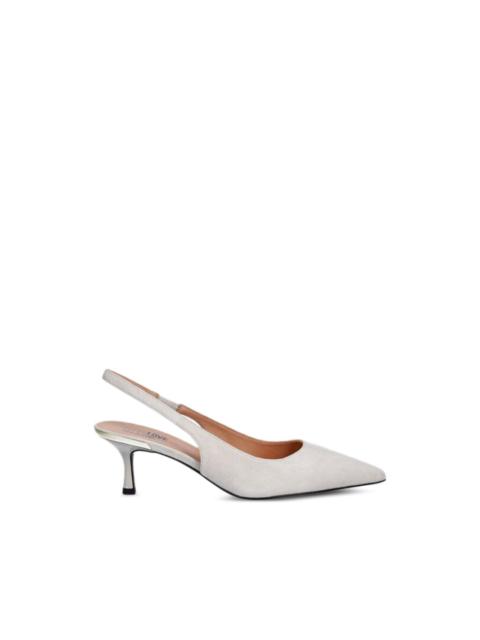 Moschino pointed slingback pumps