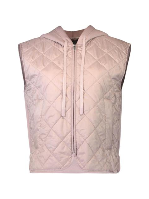 Max Mara quilted hooded gilet