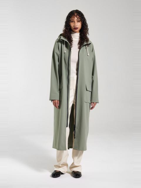 Stutterheim Sandviken Long Zip Matte Raincoat Comet