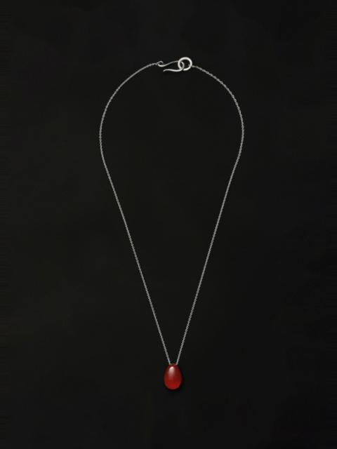 Sophie Buhai Carnelian Tiny Egg Pendant