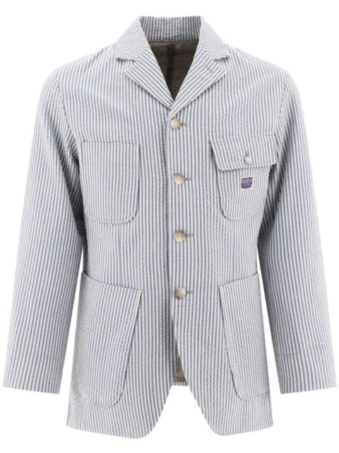 Kapital striped cotton shirt jacket