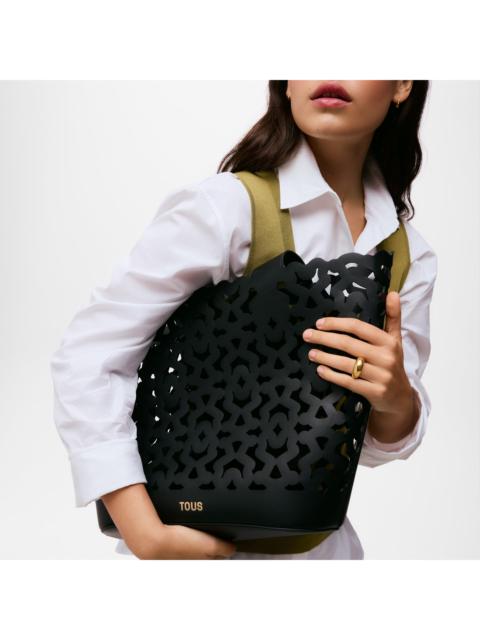 TOUS Large black Tote bag TOUS Bear Shock