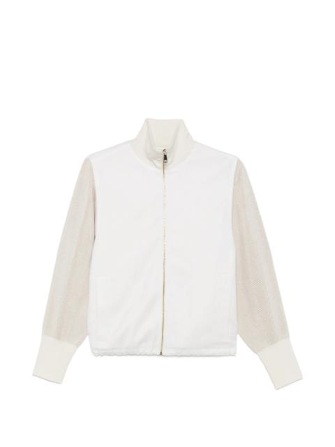 FABIANA FILIPPI Fabiana Filippi Ribbed-knit Panelled Jacket
