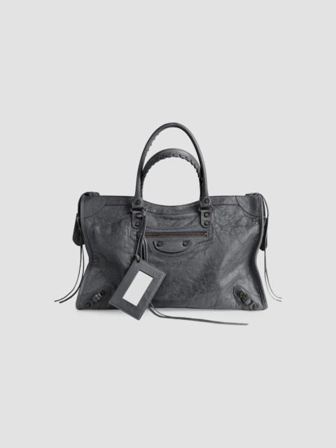 BALENCIAGA Men's Le City Tote Bag - Volcanic Rock
