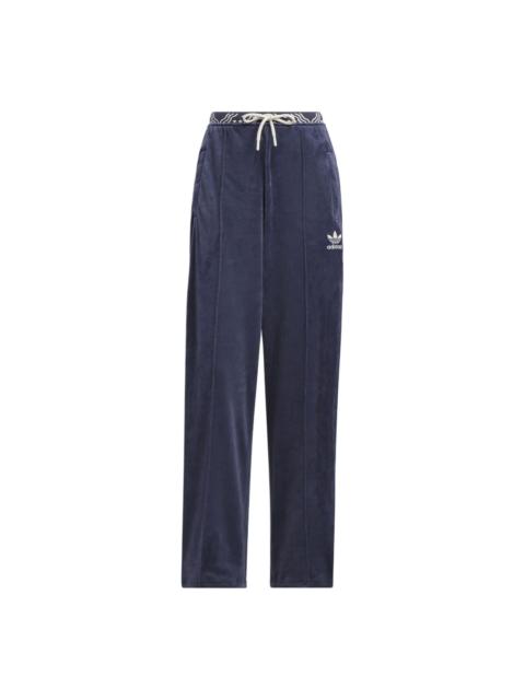 adidas (WMNS) adidas Velour SST Pant Asia Sizing 'Blue' IX4231