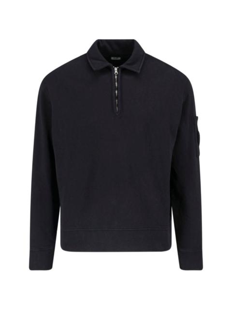 C.P. Company Lens-detail half-zip sweatshirt