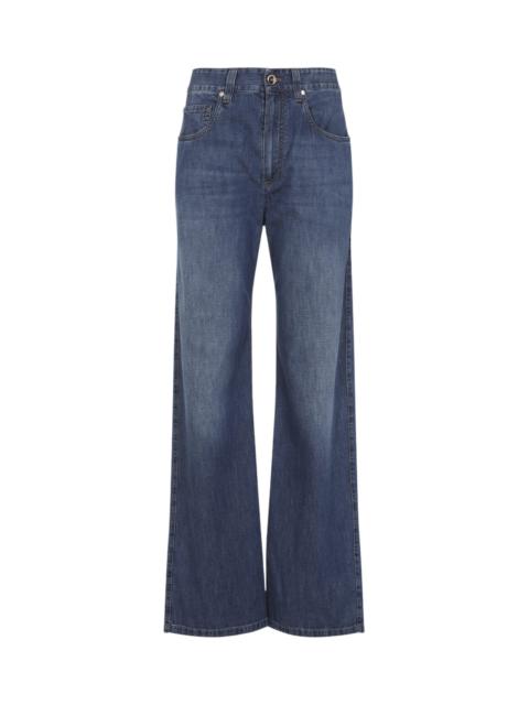 Brunello Cucinelli Wide Leg Jeans