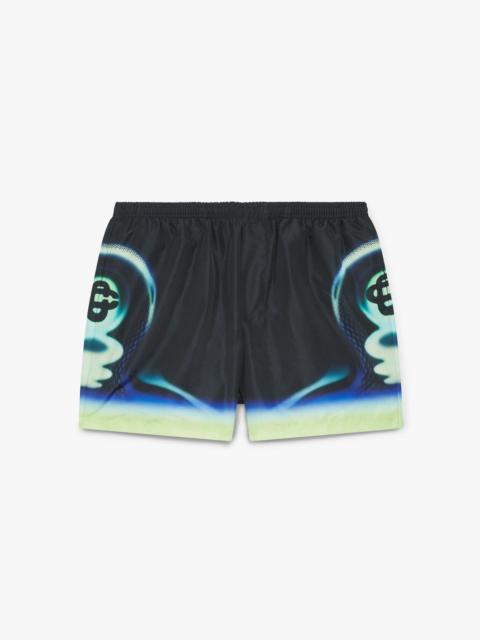 CASABLANCA Sporchid Black Printed Swim Shorts | Casablanca Paris