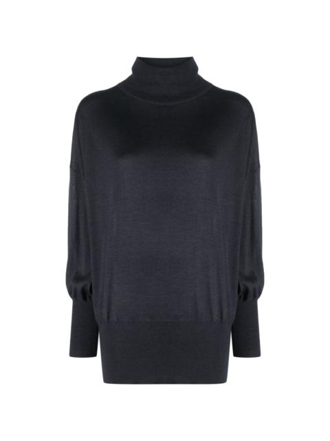Brunello Cucinelli roll-neck knitted jumper