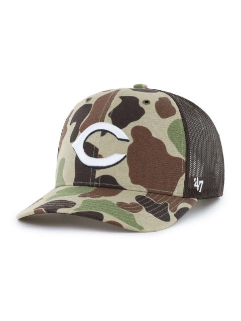 Carhartt Cincinnati Reds '47 Camo Trucker